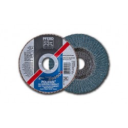 Flap Disc, PFERD POLIFAN® PFC 115 Z 40 SG – COMPACT