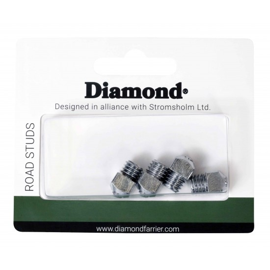 Road Studs 3/8 with Tungsten, DIAMOND (Pack of 4 pcs)